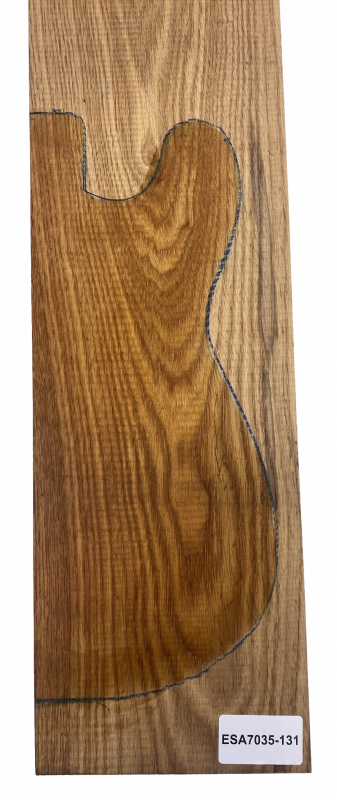Body Swamp Ash, grainmatched, Caramel, 47mm, Unique Piece #131